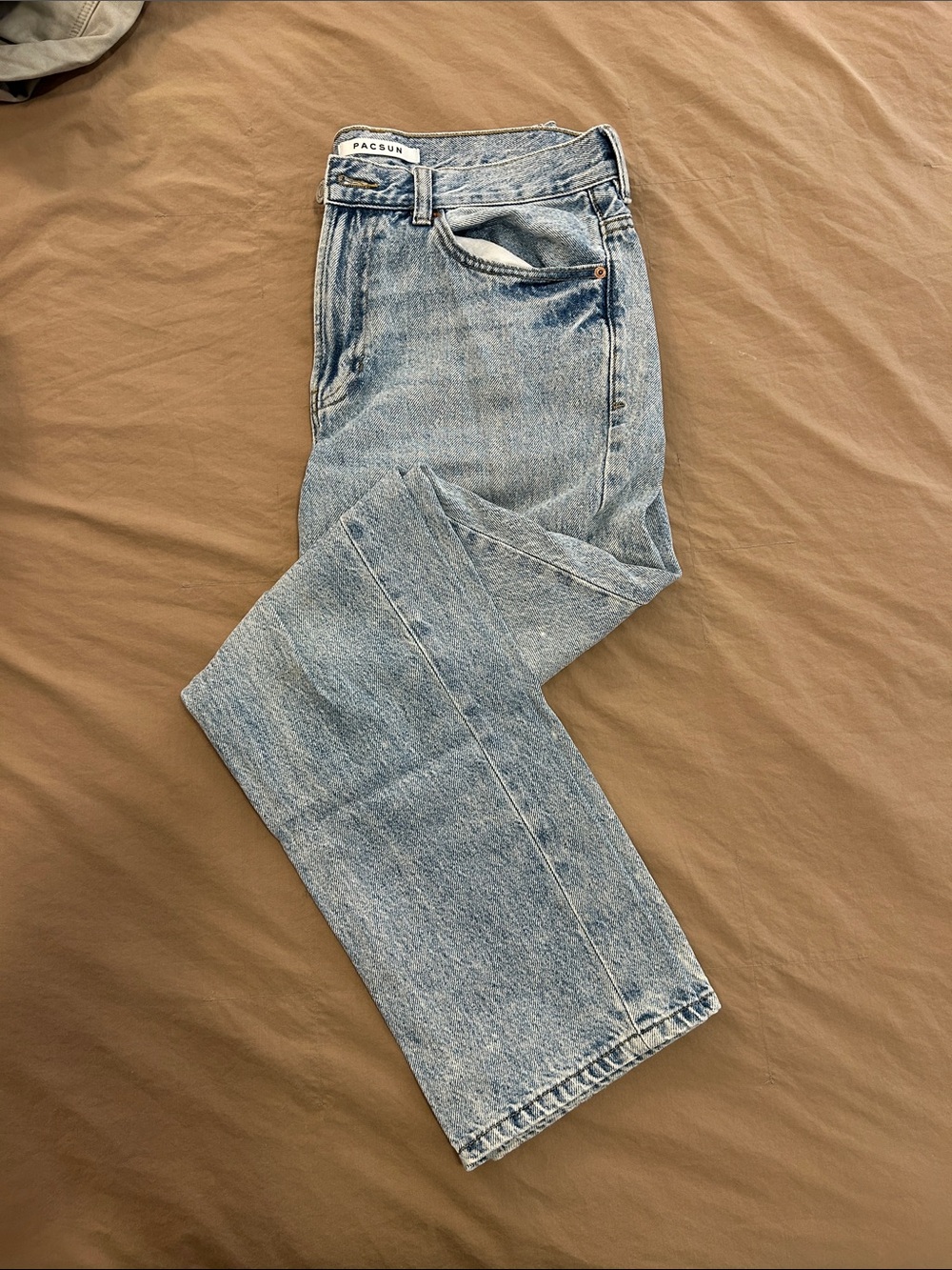 PacSun Men’s Light Wash Straight Leg Jeans